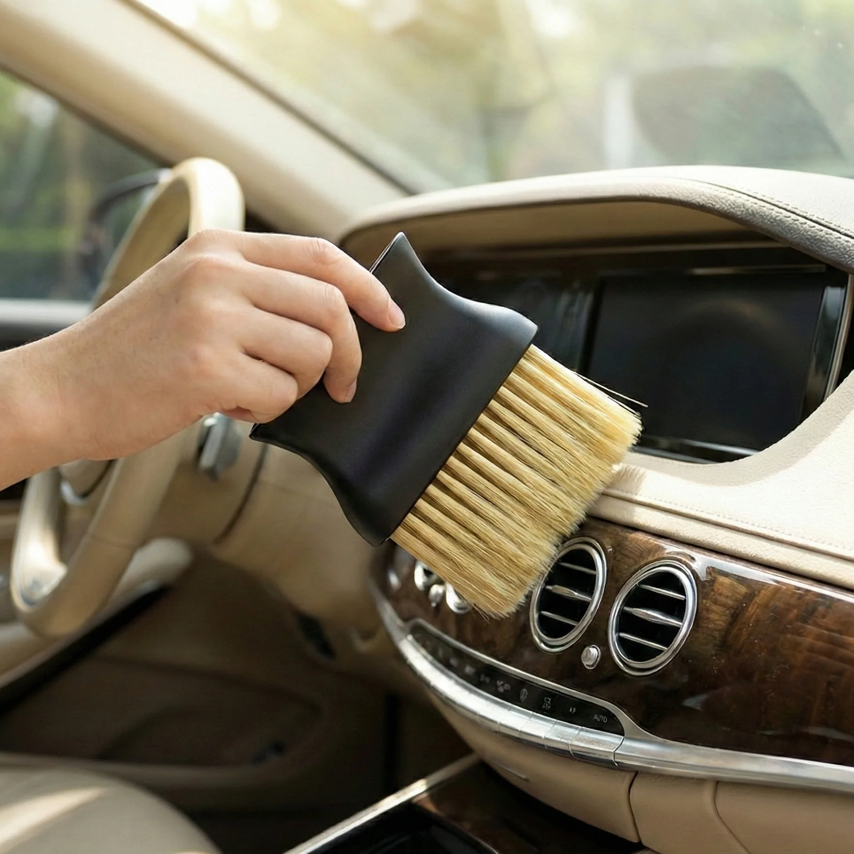 Car Interior Soft Bristle Detailing Brush - Image 4