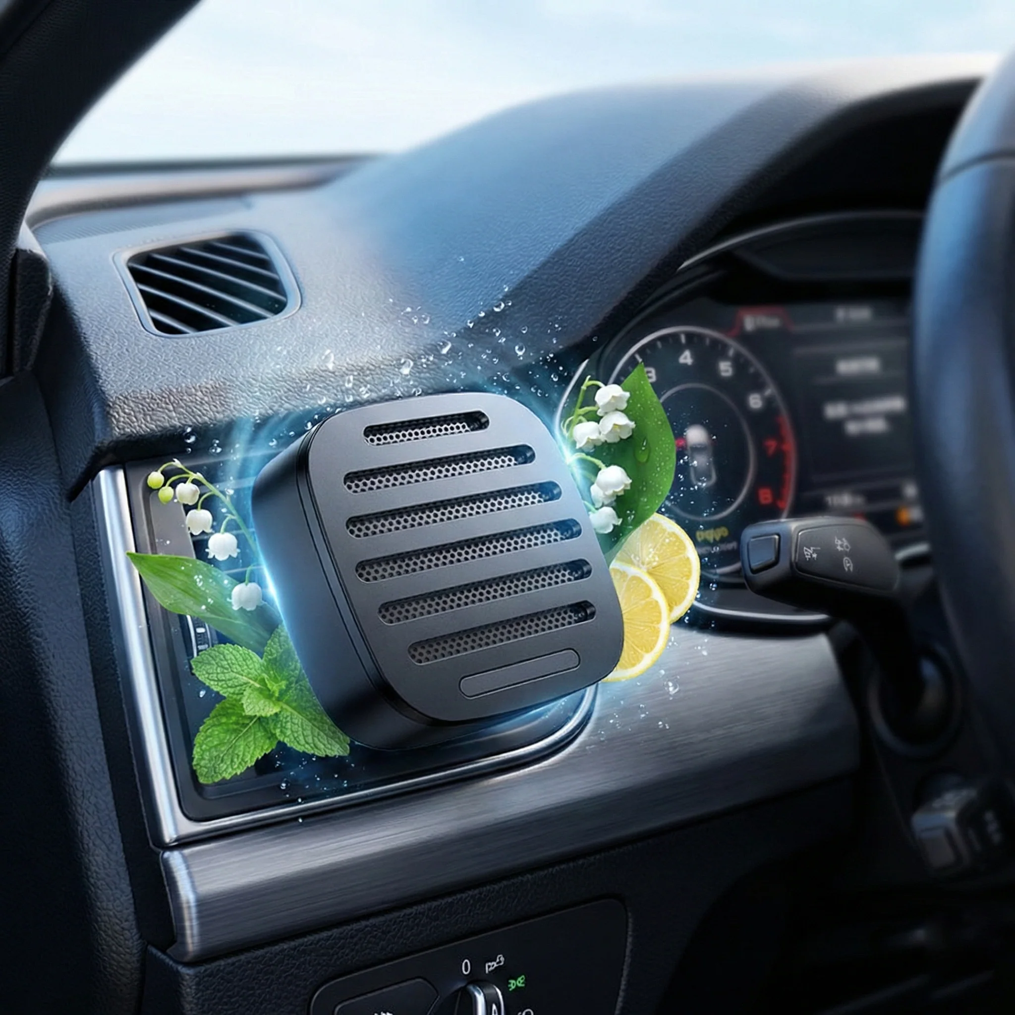 Gray Alloy Car Air Vent Diffuser - Image 3
